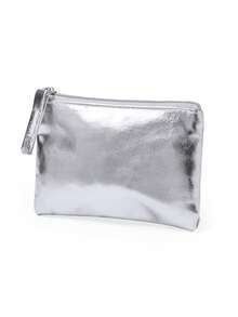 1个时尚简约零钱包，采用PU材质，防水便携，可用作口红盒或存放耳机、数据线、钥匙和其他小物件，适合女孩日常使用，也可作为女士钱包、旅行钱包或零钱包使用。 - 彩色 - 查看 4