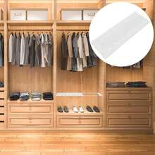 Adjustable Storage Rack Set - Telescopic Wardrobe, Kitchen, Bathroom Storage Box, Space-Saving Expandable Rack Set, Plastic Material, Hanging Installation Type, Pull-Out Rack - Multicolor - View 2