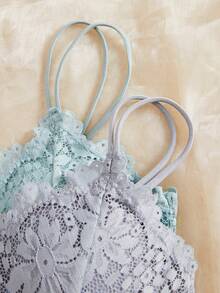 5SETS Ladies Lace Tube Top Suspender Briefs Suit, Equipped With Chest Pad, Anti-Exposure Bra Vest, Comfortable Rimless, Thin Shoulder Strap Bra Underwear Suit.