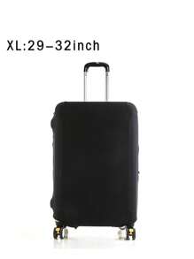 Luggage Cover Stretch Fabric Suitcase Protector Baggage Black Color Dust Case Cover Suitable For18-32 Inch Suitcase Case Travel Organizer For Travel Accessories Luggage Supplies For Back To School For Travel For Student For Women Men Vacation Summer Travel Essentials Holiday Bag For School School Accessories School Stuff