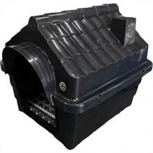 Plastic Dog House No. 5 With Mattress Small Medium Size Mecpet