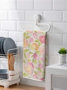 2 Pcs Floral Pattern Kitchen Towels, Farmhouse Decor Dish Towels, Hand Towels, Tea Towels For Kitchen, Dining Room, Dining Table