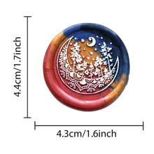 60Pcs Aesthetic Stickers Wax Seals Colorful Gold Wax Seal Stickers Envelope Seals Wax Seal Stickers Wax Stickers For Envelopes Vinyl Stickers Stickers For Water Bottle, Hydroflask, Guitar, Luggage, Phone, Case, Laptop, Skateboard, Gift