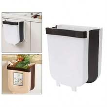 Mini Trash Can For Kitchen Garbage Bin , White - White - View 3