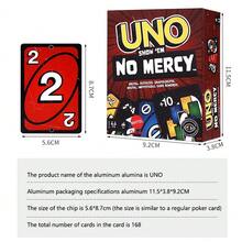 Mattel 美泰UNO官方收藏版：变形金刚多版本卡牌游戏套装 - 每副112张卡牌，2-10人游戏，主题派对游戏，包含变形机器人机制 - HWV18 UNO Merciless Series of cards - 查看 5