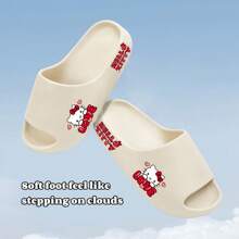Sanrio Sanrio Series Kiki's Delivery Service Cat EVA Plain Color Slippers, Soft Thick Non-Slip Sole House Bathroom Sandals, Casual Summer Beach Slippers For Men - Fashion Cartoon Print EVA Flip Flops, Soft Non-Slip Soles, Odorless, Suitable For Indoor Home, Shower, Beach And Summer Use, House Slippers | Summer Shoes | Slippers, Home Slippers Back To School