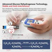 (Without Monitor)Sinocare-Accu2 50 Test Strips And 50 Lancets - 50pcs Test Strips - View 1