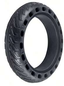 GLDYTIMES 50/75-6.1 踏板车轮胎，8.5x2 英寸实心轮胎，适用于 OKai Gotrax GXL V2 Apex XL XR Hiboy S2R M365 Pro 2 Hover 1 电动踏板车替换轮，8 1/2X2 无内胎前后轮胎 - 黑色 - 查看 1