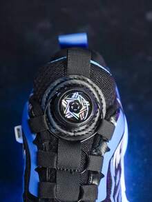 Scarpe luminose a 7 colori con LED ricaricabili USB, sneaker con luci al neon a forma di cartone animato per bambini/bambine, piccoli, ragazzi e ragazze, colori: nero/blu/arancione, adatte per primavera, estate, autunno e inverno - Blu - Visualizzare 7