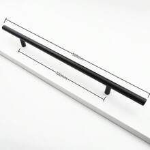 Modern Stainless Steel Furniture Handles T Bar Cabinet Pulls Hollow Kitchen Cupboard Door Pulls Black Gold Funiture Hardware