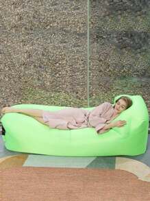 Portable Oxford Cloth Inflatable Sofa, Suitable For Indoor & Outdoor Use, Can Withstand Up To 550 Lbs, Ideal For Yard, Camping, Beach, Music Festivals, Holidays, Family & Couples Outings