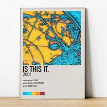 流行摇滚 The Strokes 墙面装饰 家居装饰 可爱房间装饰海报 帆布装饰画 艺术海报印刷品 可选相框