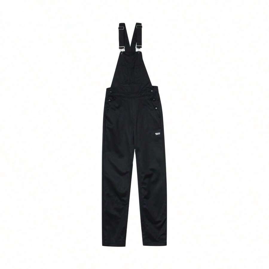 Adidas 1 件女士时尚三叶草印花吊带连体裤 GN4261 - 黑色 - 查看 1