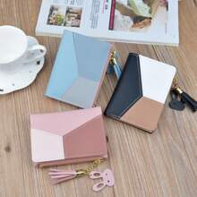 Fashion Wallets, Women's Wallets, Short Wallets, Portable Pouches, Small Handbags, Women's Card Holders, PU Leather, Foldable Coin Purses