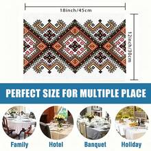 1/4/6/8/12 piezas, manteles de lino impresos lavables, almohadillas protectoras para mesa para interiores y exteriores, adecuadas para fiestas, fiestas y mesas de cocina