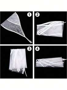 1/2 PIEZAS Gorro impermeable de PVC para mujer - Gorro de lluvia transparente, sombreros de lluvia de plástico transparente, pañuelo de lluvia impermeable transparente reutilizable para proteger el peinado de la mujer, resistente al agua, lavable a mano, no tejido, plegable y compacto para viajes - Ideal para clima lluvioso