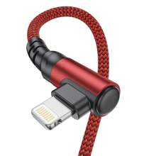 BinBoom Cable de carga rápida USB a Lightning, certificado MFi, cable de carga plano de nailon con ángulo de 90°, 10-20W de potencia, compatible con iPhone 14/13/12/11/X - Duradero para uso diario y de viaje Compatible con iPhone 14 Pro Max, 14 Pro, 14 Plus, 13 Pro Max, 13 Pro, 13, 12 Pro, 12, 11, XS, XR, 8 Plus, 8, 7, 6, 5, SE, para cargador de iPad Nan