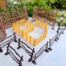 12pcs Mini World Famous Horse Figure Toys With Corral Fence Panel Accessory Playset, Realistic Horses Decorative Toys Set, Hand-Painted Pony Animals Educational Toy, Cake Toppers/Christmas Decor/Birthday Gifts For Boys & Girls - Multicolor - View 4