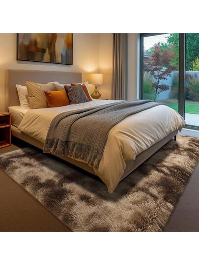 Piece Fluffy Shaggy Living Room Rug,Tie Dye Ultra Zachte Bedroom Vloer Carpet, Non Slip Indoor Mat, Home Kids view 7