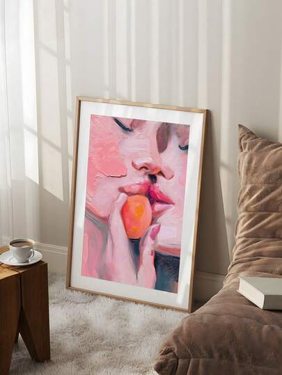 1/2 piezas Arte de pared grande con marco, Cartel de arte de romance lésbico LGBTQ, Hermosa pareja lésbica, Regalo de amor, Decoración de pared de amor gay, Regalo para LGBTQ, Decoración del hogar para el Día de San Valentín