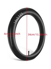 GLDYTIMES Câmara de ar para bicicleta GLDYTIMES de 14", 14x2.125/2.4 com válvula Schrader, adequada para scooters elétricas e pneus de bicicleta elétrica, substituindo pneus de 14x1.90, 14x1.95, 14x2.0, 14x2.10, 14x2.125 e 14x2.4