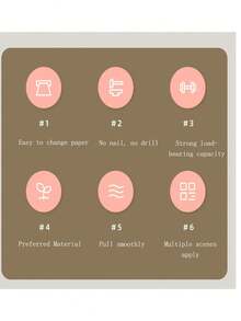 1 Stück wandmontierter Badezimmer Toilettenpapier Box Halter, multifunktionale Gesichtstücher Aufbewahrungsregal für Wohnzimmer, Küche, ohne Bohren erforderlich