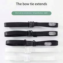 1pc JK Uniform Bowtie Strap Extender, Tie Bow Tie Necktie Extension Strap With Elastic Adjustable Buckle