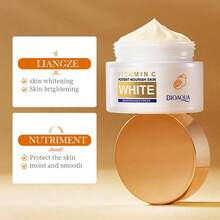 Kit Bioaqua Vitamina C Suero Crema Facial Hidratante Aclarante Antioxidante Tratamiento Completo Rutina Skincare Belleza Nutrición Reafirmante Ilumina Protege Piel - Blanco - Ver 3