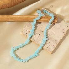 1pc Asymmetrical Colorful Beaded Necklace, Flattering, Suitable For Beach, Fashion For Women And Men, Couples - Irregular Necklace - View 9