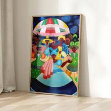 1 Pezzo Arte brasiliana, Dipinto del Brasile, Dipinto di paesaggio, Arte murale stampabile, Download istantaneo, Tela del Sud America, Decorazione per la casa, cartellone per la stanza, Arte murale su tela, Cornice opzionale, Oggetti per la decorazione della stanza, Decorazione per il soggiorno.
