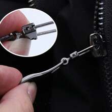 Set de 5 piezas de Kit de reparación de cremalleras - Tirones, deslizadores y cabezas de cremallera universales, cremalleras de repuesto para bolsas, ropa, jeans, mochilas, herramientas de costura versátiles para reparación de cremalleras DIY