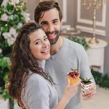 10/20/25/50/100pcs 5oz/150ml Square Dessert Cups With Lids - Transparent Party Cups For Outdoor Use, Suitable For Yogurt, Ice Cream, Cheesecake And Mini Desserts - Birthday, Wedding, Holiday (Christmas, Eid) And Celebration Dessert Trays | Party Dessert Display - Transparent - View 8