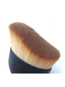 1pc Pink Foundation Brush, Liquid Brush, Makeup Brush, Face Mixing Brush, S-Shaped Multi-Functional Makeup Tool - Multicolor - View 7