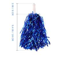 15pcs Glitter Cheerleader Pom Poms - Lightweight , Perfect For Dances, Celebrations And Sports Events Decoration House Storage Home Garden Decoration Holiday Celebrations Birthday Parties Banquets Tea Parties Exquisite Crafts Fashion Match Wedding Summer Gifts Beach Back To School School Supplies Room Decor