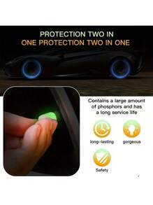 36 pièces Enjoliveurs lumineux pour automobiles tricolores (vert *12, bleu *12, rouge *12), bouchons de valve de pneu lumineux, cache-moyeux lumineux pour motos et vélos