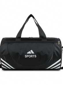 1 pieza Bolsa de yoga, bolsa de gimnasio, bolsa de viaje deportiva grande y portátil, bolsa deportiva cilíndrica