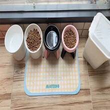 防水防溅猫/狗喂食垫 - 易于清洁，耐刮擦，由硅藻土混合物制成 - 彩色 - 查看 11