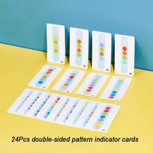 1 Set Pom Pom Sorting Tubes Color Matching Toys, Children Colorful Plush Ball Card Pairing Educational Toys, Color Recognition, Focus, Fine Motor Skills Development - Multicolor - View 10