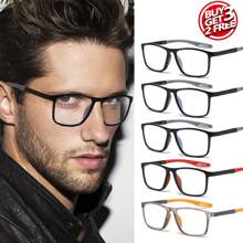 5 Stücke rechteckige leichte Lesebrille mit farbigen Bügeln, rutschfestes Design, minimalistische und Lesebrille für Männer und Frauen