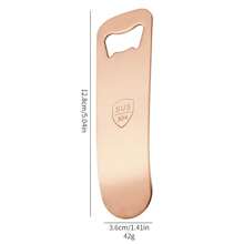 1pc Creative Gift Thick Metal Stainless Steel Beer Opener Bottle Opener