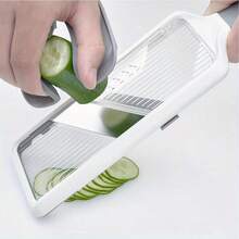 Vegetable Cutter Professional Mandolin Slicer Food Fruit Chopper Tool Adjustable - White - View 6