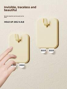 1pc/2pcs/4pcs/8pcs/10pcs Album Hook, Traceless Nail, Hanging Wedding Photos, Wedding Photos, Wall Mounted Frame Holder, No Punching, Waterproof, Portable