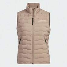 Adidas 轻薄立领时尚休闲女式羽绒背心，修身款，女款 IT8692 - 棕色 - 查看 1