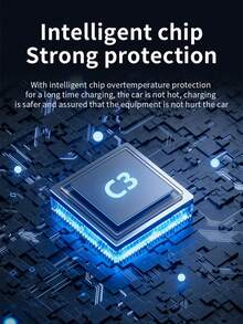 这款星光车载手机充电器配备可伸缩C型和iOS充电线。每根数据线可拉伸至80厘米（31.5英寸）。