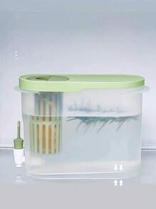 Beverage Dispenser With Fruit Infuser - Design Suitable For Refrigerator / 100% Leakproof / Material, Beverage Dispenser With Tap, Suitable For Party, Wedding And Home, Outdoor Picnic Water Tank, Barbecue Tableware. Suitable For Frozen Juice, Tea And Beverage, Party Beverage Container | Beverage Machine For Refrigerator
