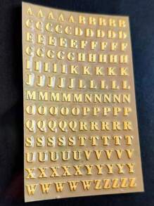 3D English Alphabet Stickers, Number Stickers, Blessing Stickers, Word Stickers - 3D Letter Decoration Stickers, DIY Personalized Creative Stickers, Manicure, Scrapbooking, Gift Wrapping Decorations