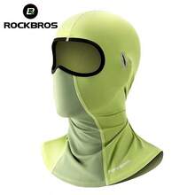 ROCKBROS UV Protection Mask For Cyclists - Nylon/Elastane Blend, 3 Colors (White/Light Gray/Wild Fern) - Multicolor - View 3