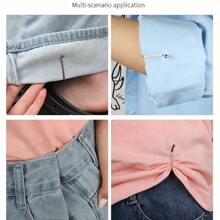 4/8/12pcs Invisible U-Shaped Waist Buckle Clip Waist Buckle Clip No Needle No Sewing Pants Waist Adjuster Pants Leg Fixer Sleeve Length Modification Fixed Buckle Curtain Fixer Clothes Length Modification Fixed Buckle Women'S Headscarf Silk Scarf Neck Clip Pin Y-Shaped Clip To Prevent Displacement Suitable For Daily Life Clothes Skirts Headscarves Various Uses