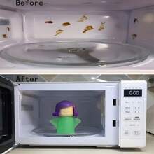 1pc Angry Mom Microwave Oven Cleaner Angry Mom Microwave Oven Oven Steam Cleaner, Disinfects The Kitchen With Vinegar And Water, And Steam Cleaning Equipment Easily Cleans Food Residue In A Few Minutes - Multicolor - View 2
