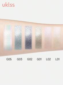 ukiss Matte Eyeshadow, High Pigmentation, Fine Texture, Long-Lasting Shimmer, Lightweight And Smooth, Suitable For Party Makeup